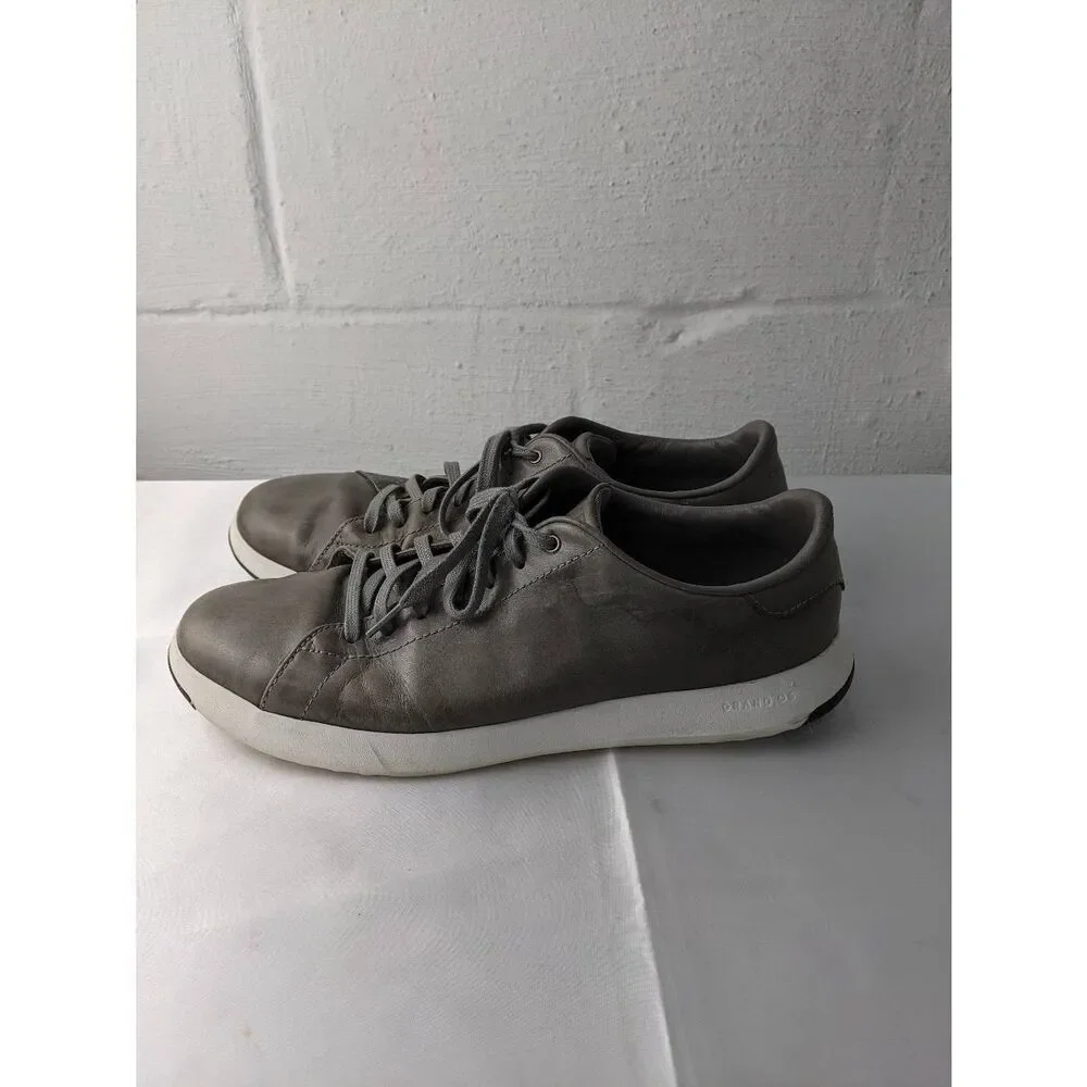 Cole Haan Men's‎ Sz 11M Sneaker Gray Leather (C26999) Shoes